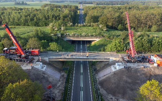 Thumb: Linde – Fietspad & Fietsbrug N48