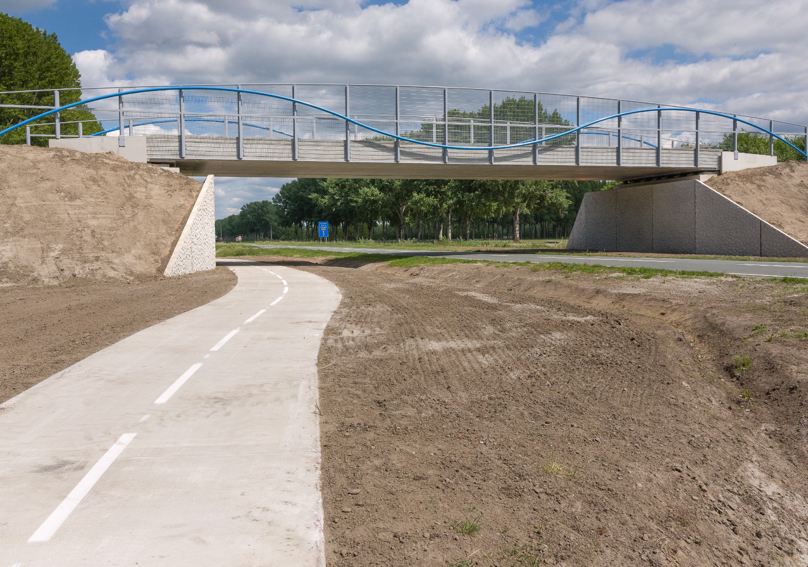 Afb: Voetgangersbrug over de N306 5.2